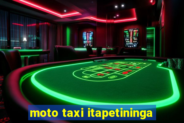 moto taxi itapetininga